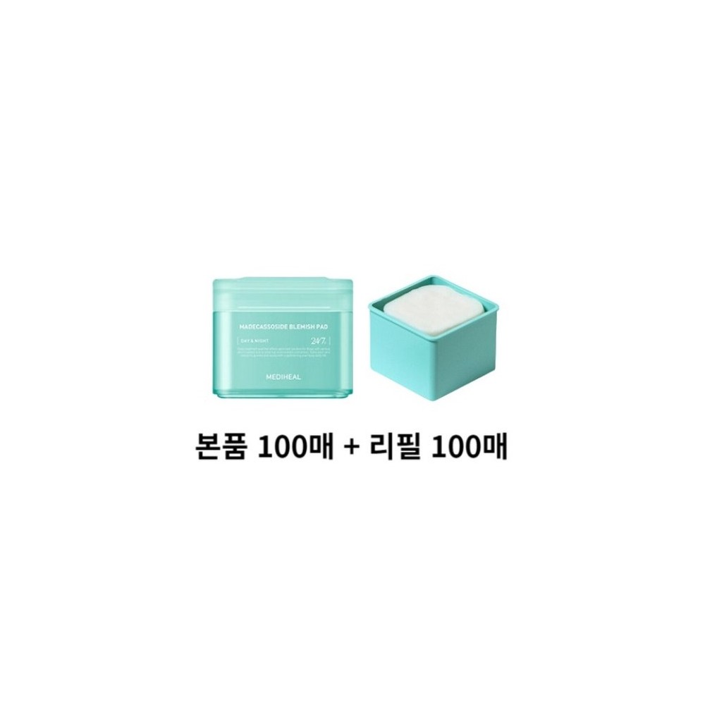 메디힐 마데카소사이드 흔적 패드 더블 100매+100매 리필